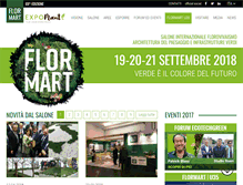 Tablet Screenshot of flormart.it